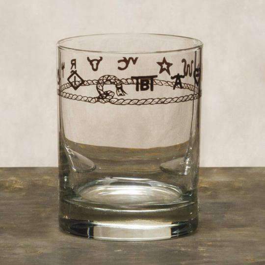 rope and brands western double old fashioned bar glasses - Western Home Decor - Your Western Decor