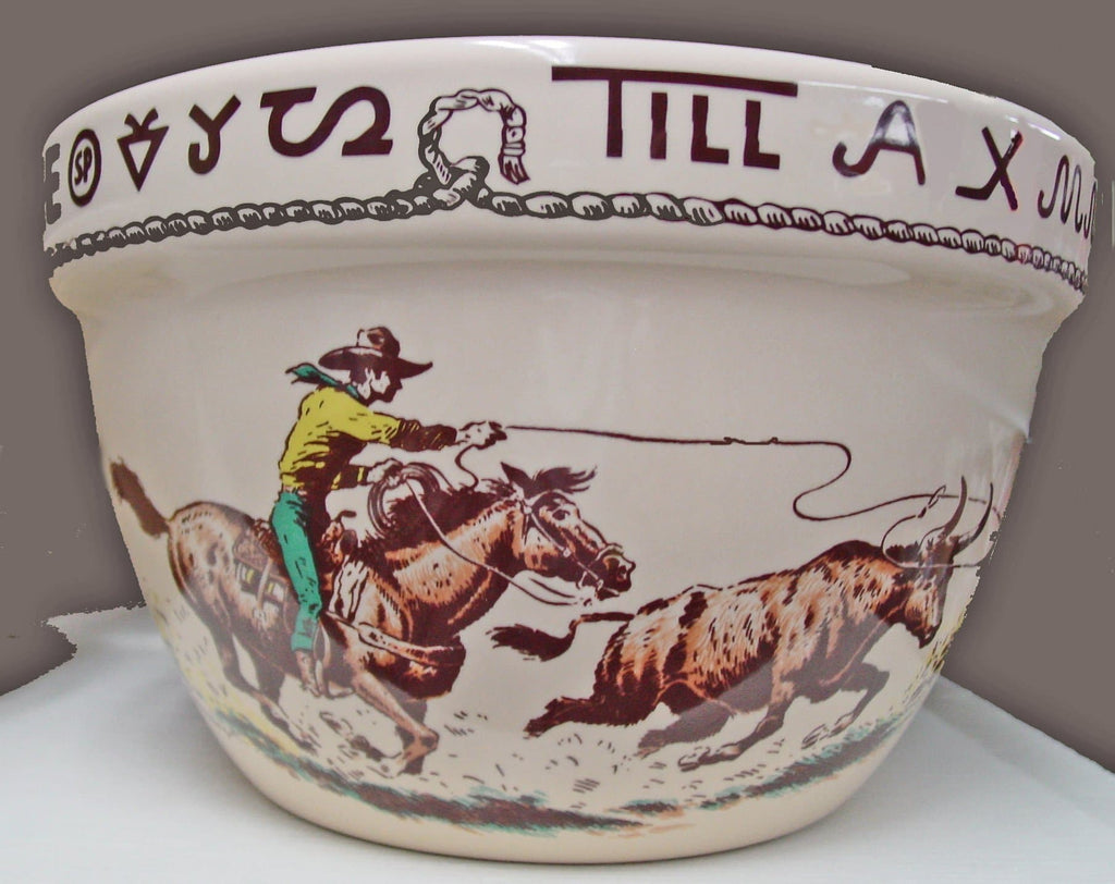 At the Ranch Western China Bowl Set - Your Western Decor, LLC