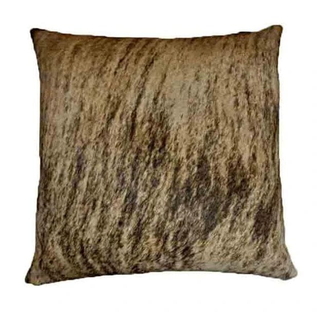 Brindle Birch Cowhide Throw Pillows 22" x 22" - Your Western Decor