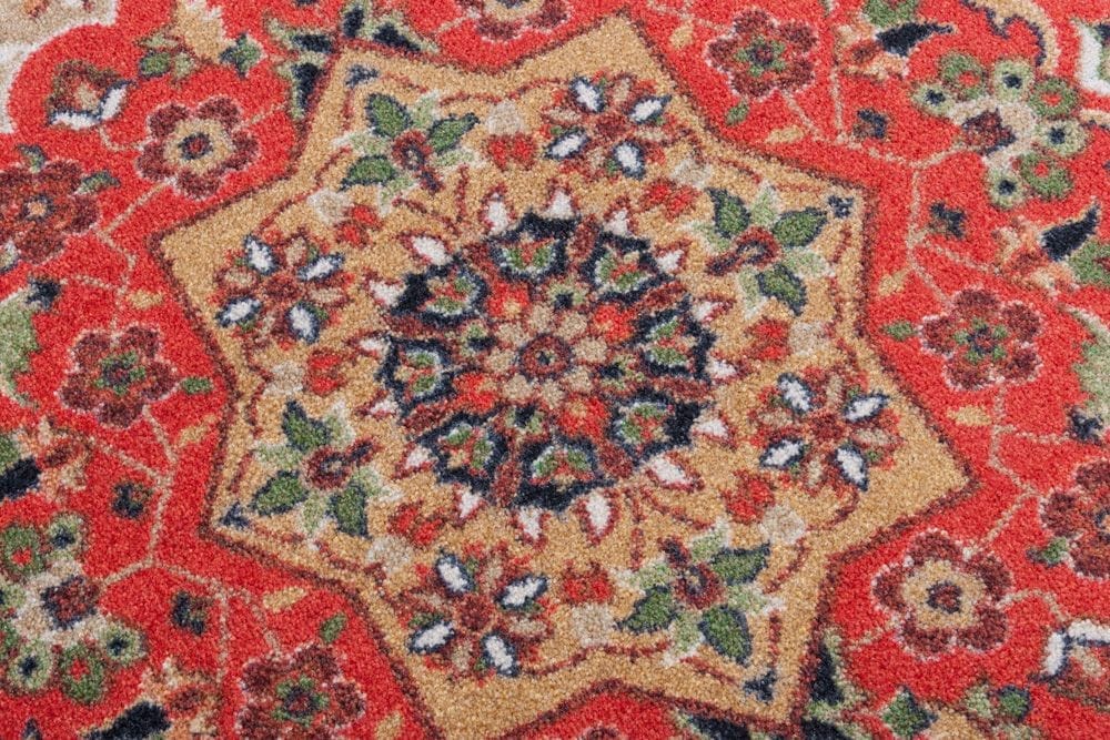Bristol Blaze Carpet Detail - Made in the USA - Your Western Decor