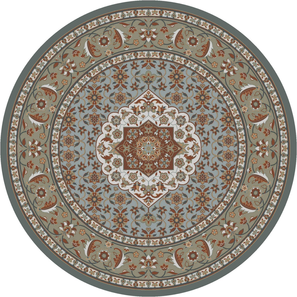 Bristol traveler 8' round area rug made in the USA - Your Western Decor, LLC