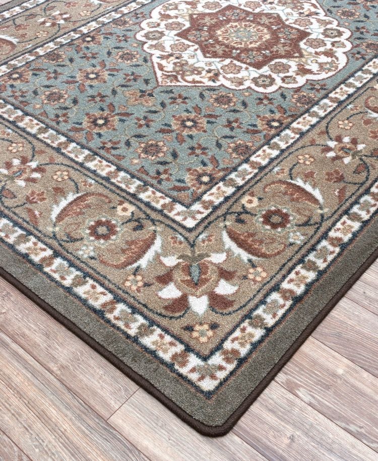 Bristol traveler area rug corner detail - made in the USA - Your Western Decor, LLC