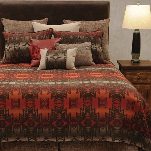 Burnt Luminaria Bedspread made in the USA - Your Western Decor
