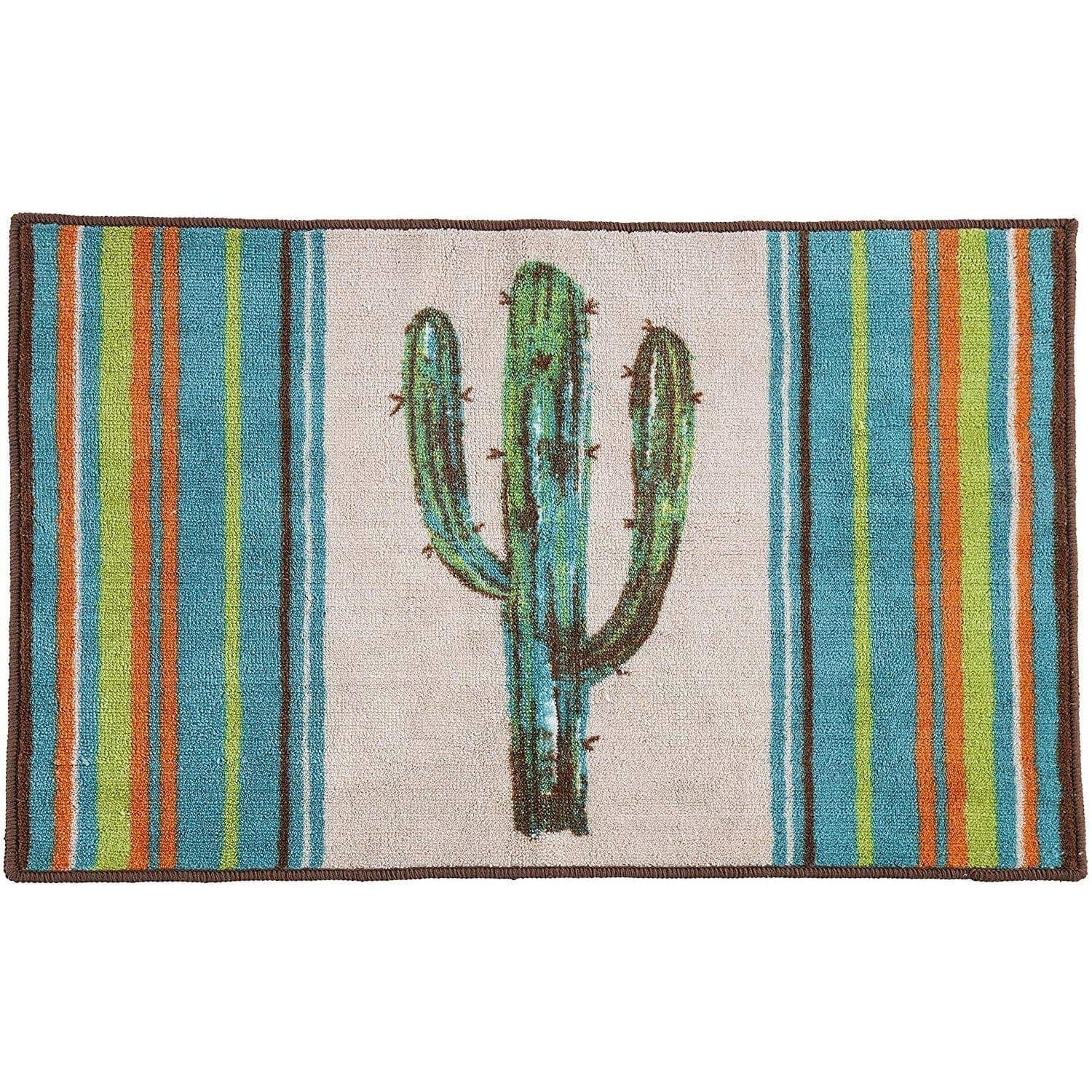 Cactus Bathroom Decor Set - Cactus Bath Rug