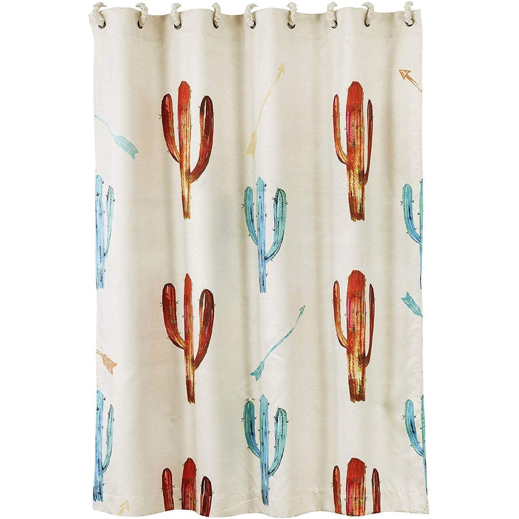 Cactus Bathroom Decor Set - Cactus Shower Curtain
