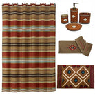 Socorro 9 PC Bath Accessory and Del Sol Mocha Towel Set | Your Western Decor