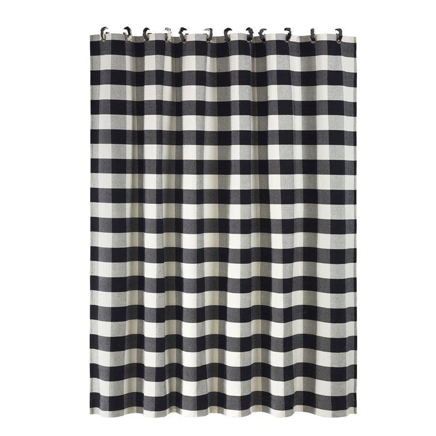 Buffalo Plaid Bathroom Decor Set - Buffalo Plaid Shower Curtain
