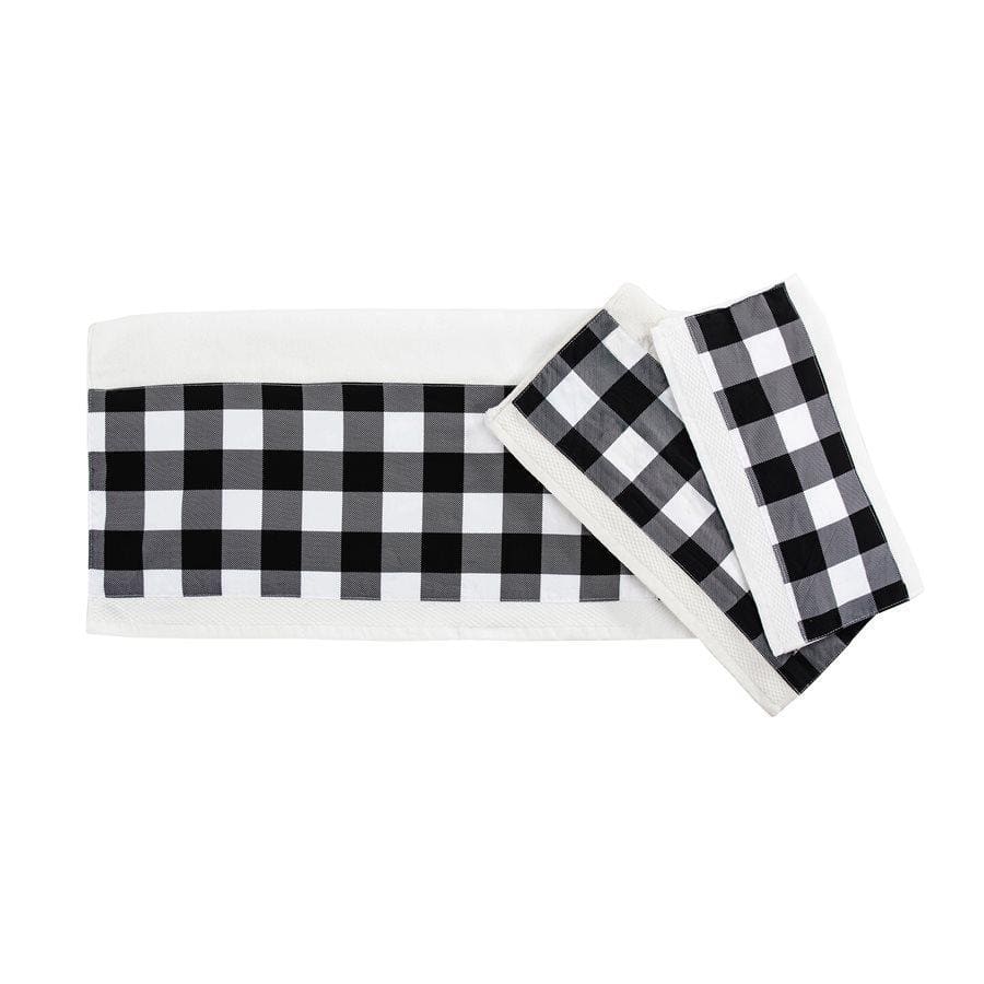 Buffalo Plaid Bathroom Decor Set - Buffalo Plaid Towel Set