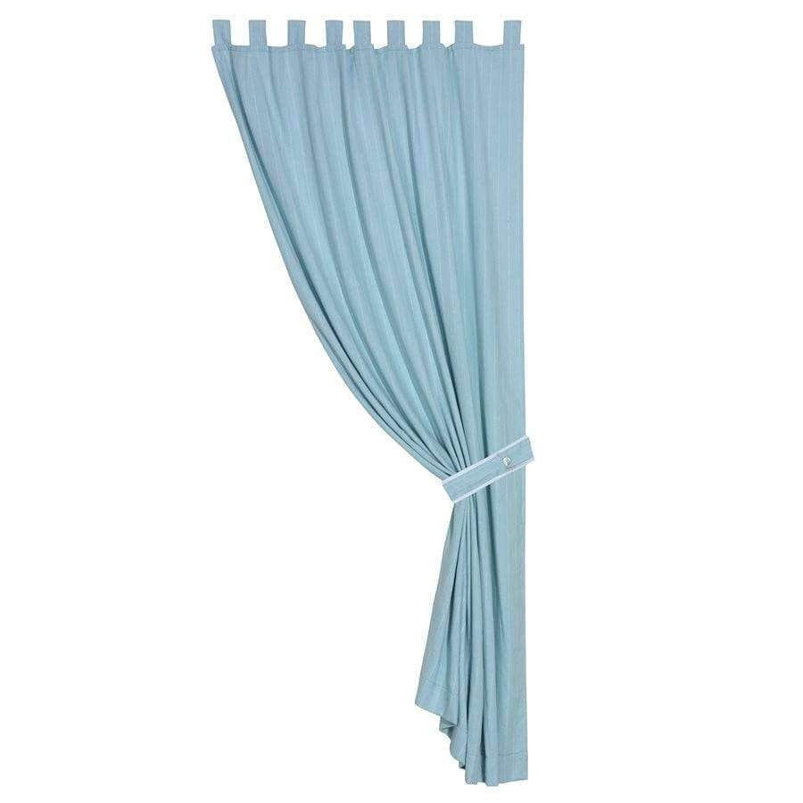 Aqua tab top curtain panel - Your Western Decor