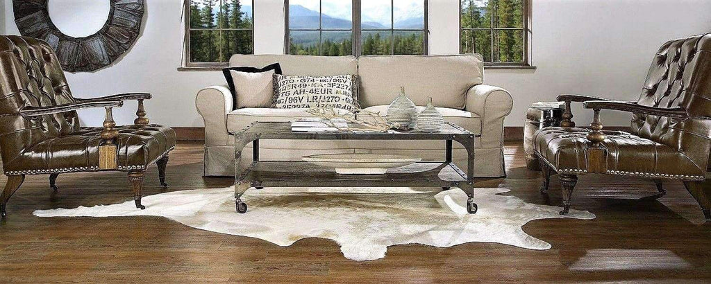 Champagne Brazilian cowhide rug - Your Western Decor & Design