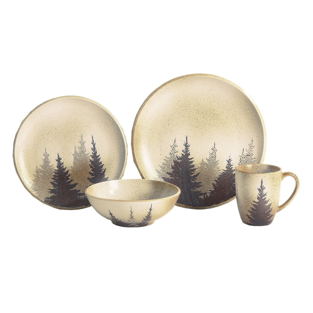 Clearwater Pines Plates, Mug, and Bowls from HiEnd Accents