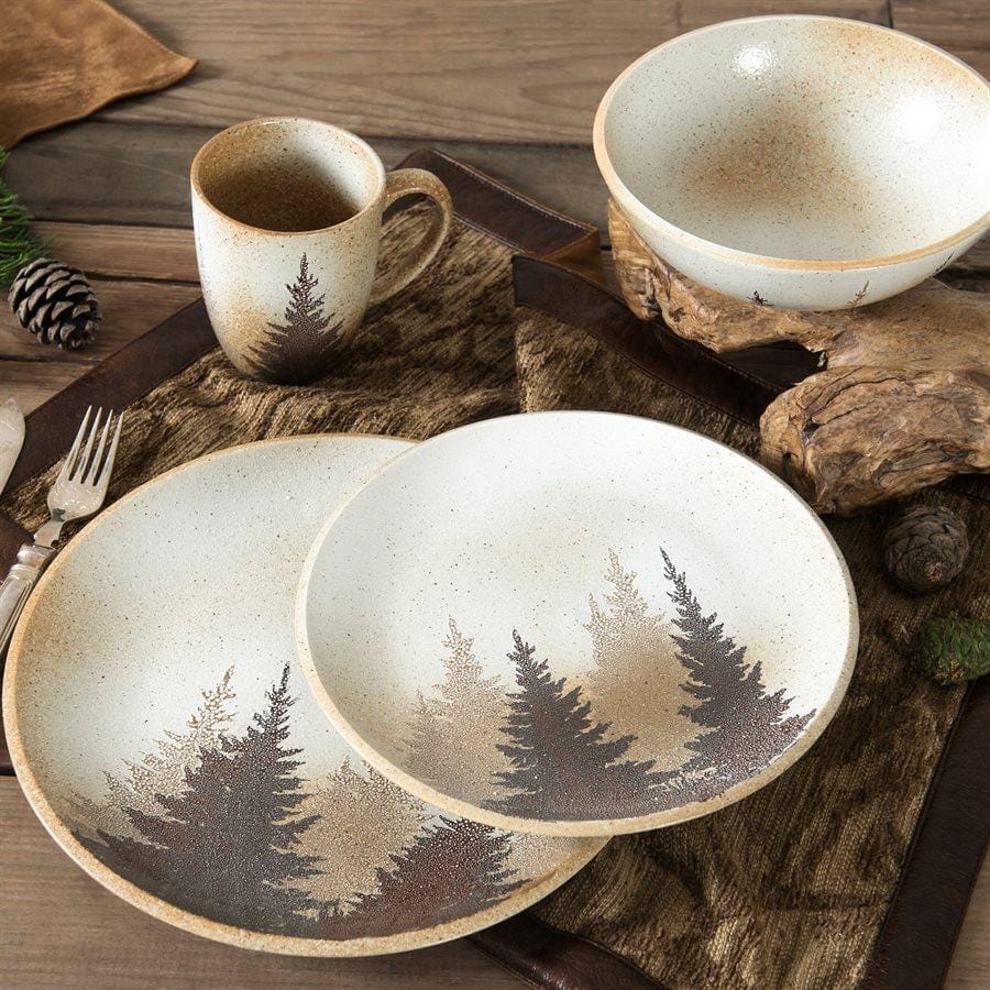 Clearwater Pines Dinnerware Set individual items from HiEnd Accents