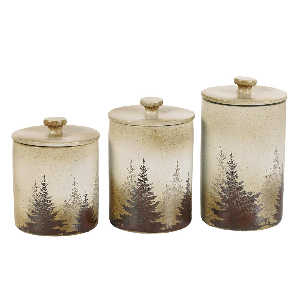 Clearwater Pines Canister Set. Set of 3 from HiEnd Accents