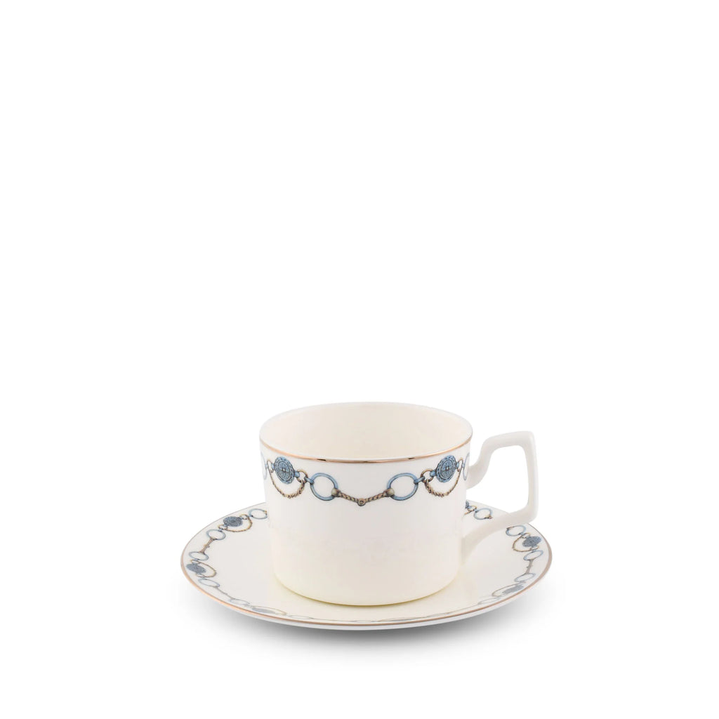 Bone china Conchos Western Cup and Saucer - Your Western Decor