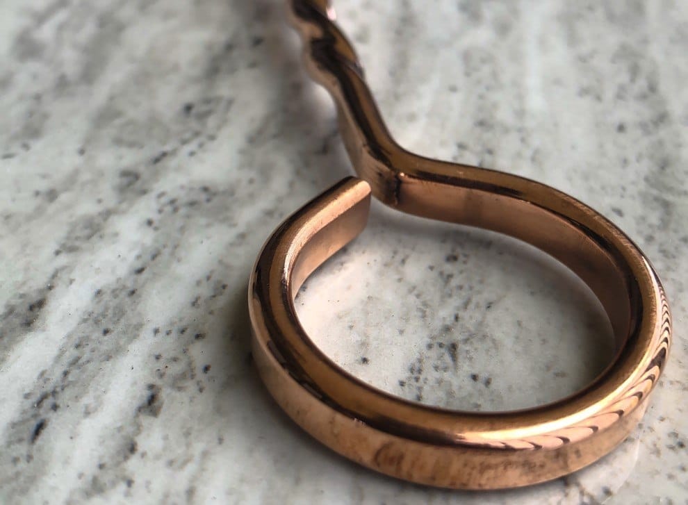 The Ringer Copper Cocktail Spoon Ring Detail - Your Western Decor