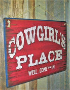 Cowboy's Place Western Signs - Your Western Decor, LLC