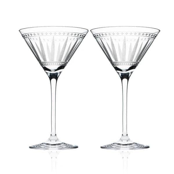 Crystal Martini Glasses, Crystal Glassware