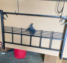 cowboy bed frame king size hand forged iron western furniture