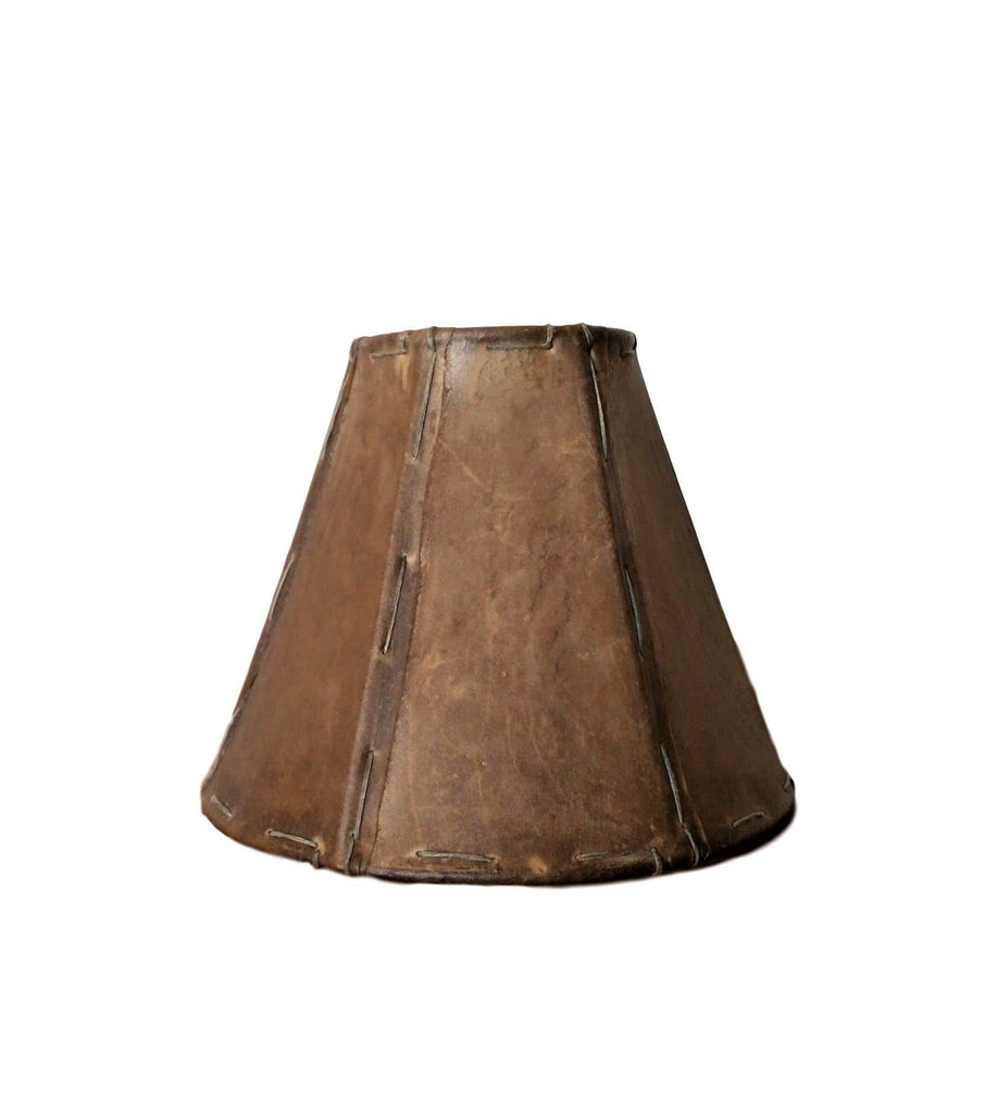 Round Rawhide Lamp Shades - Your Western Decor