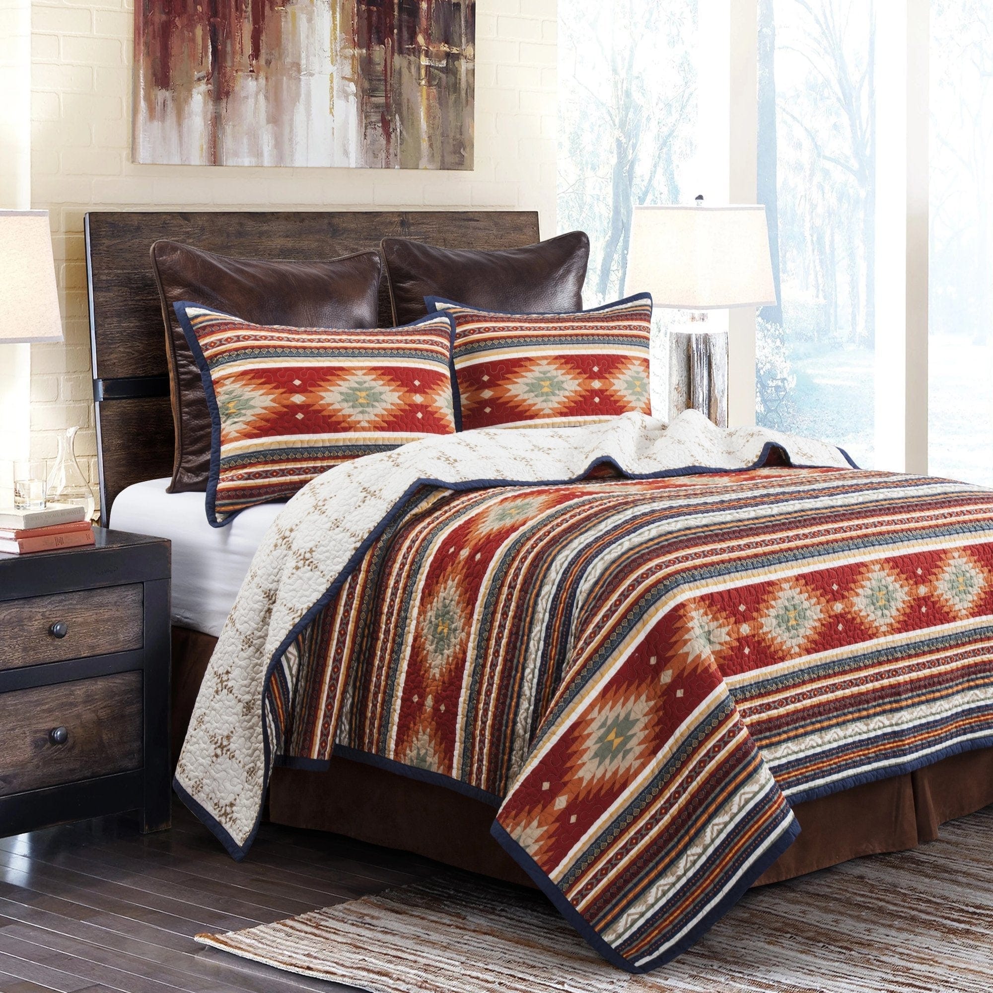 Del Sol Reversible Quilt Set from HiEnd Accents