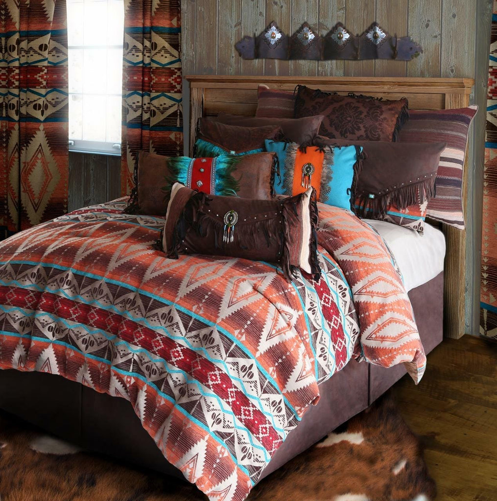 Diamond Sage Aztec Bedding and Decor Collection - Your Western Decor