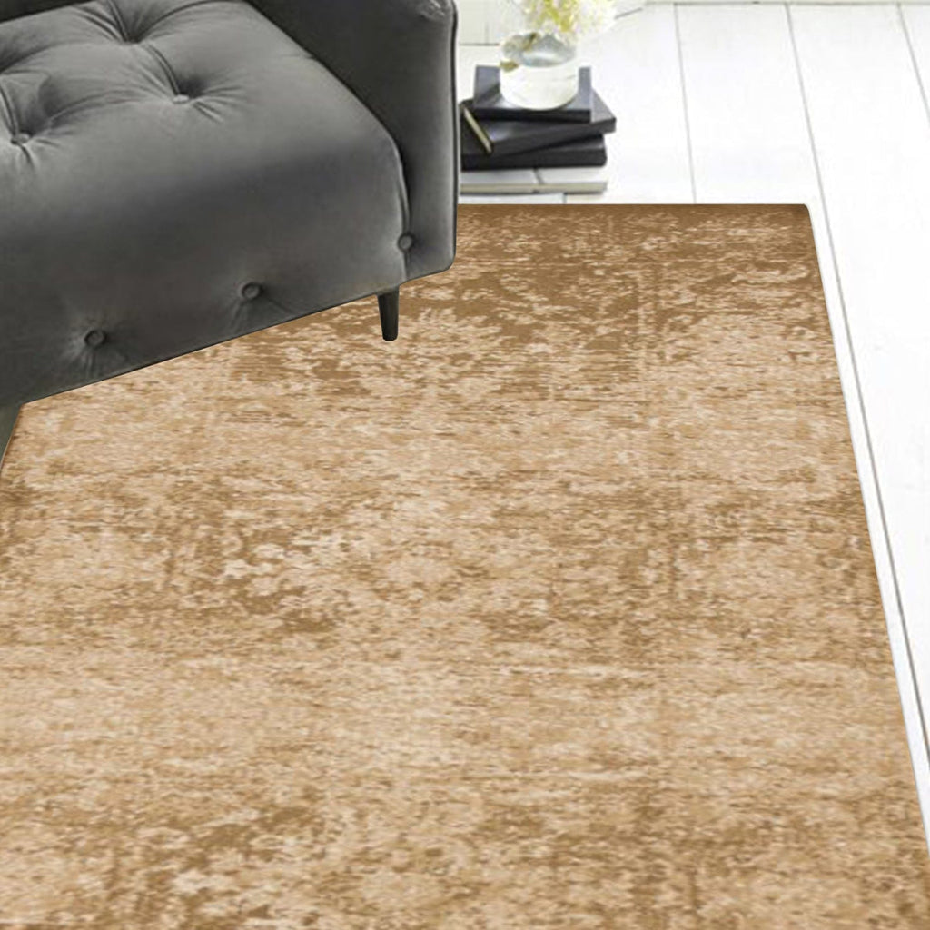 Distressed Patterned Beige Floor Runner - Your Western Decor