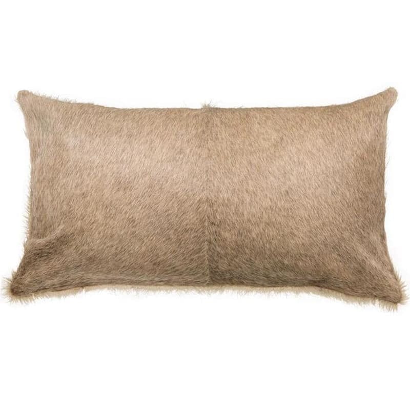 Driftwood Tan Cowhide Accent Pillows 22" x 13" - Your Western Decor