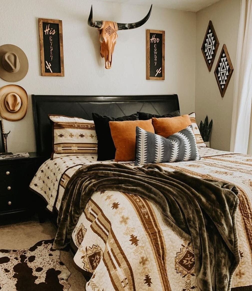 western bedroom decor