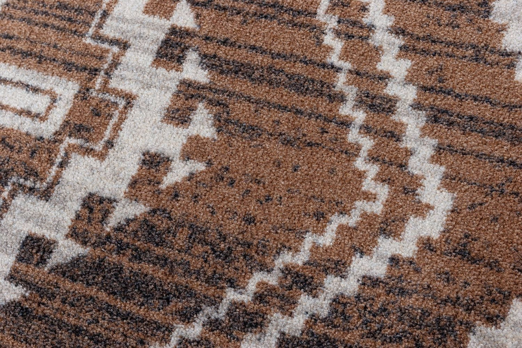 Earth Rim Shot Area Carpet Detail - Made in the USA - Your Western Decor