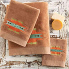 Southwestern mocha towel sets. Your Western Decor