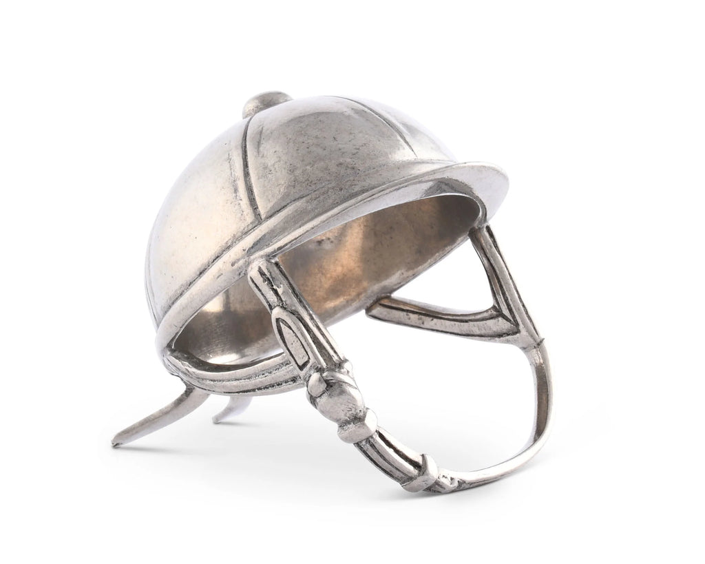 English Riding Helmet Napkin Ring - Equestrian Theme Tableware - Your Western Decor