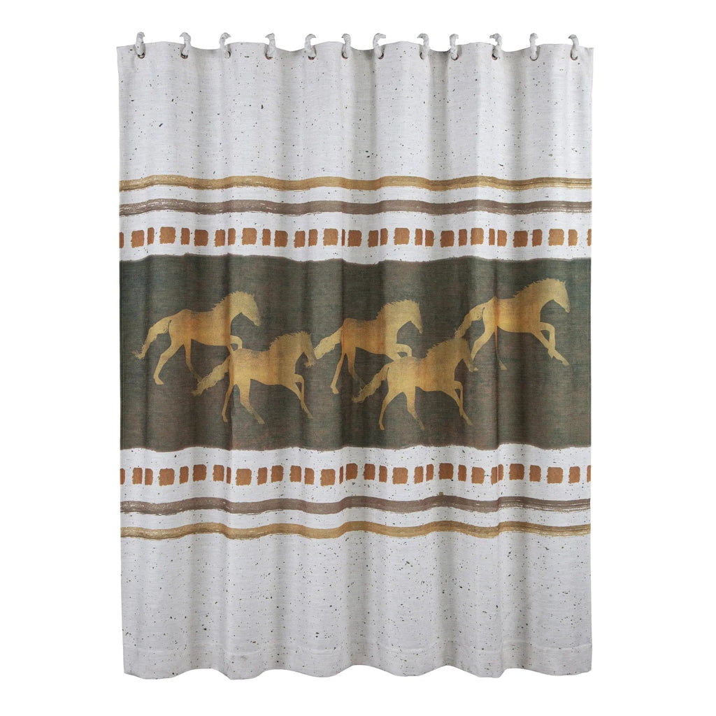 Equestrian Run Shower Curtain - Your Western Decor