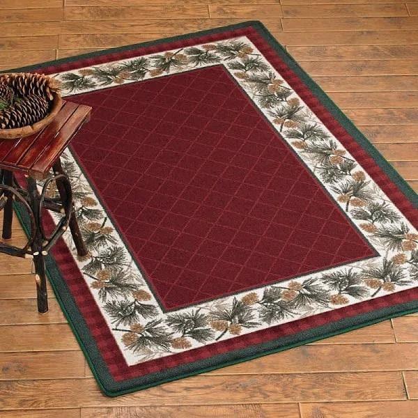 Evergreen Pine Rugs - 3 Colors 6 Sizes Pinecone | Your Western Decor