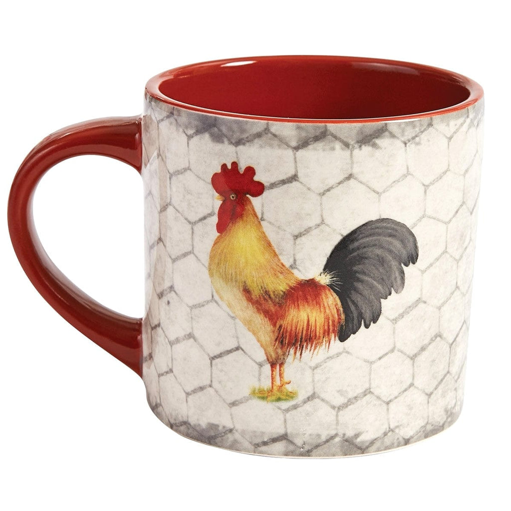 Farm Check Rooster Coffee Mug - Your Western Decor