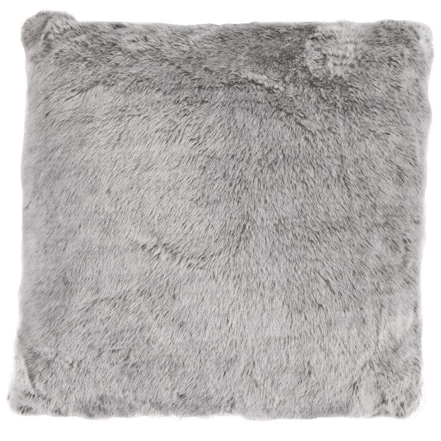 Grey Faux Arctic Bear Throw Pillow 22"x22"- Your Western Decor, LLC