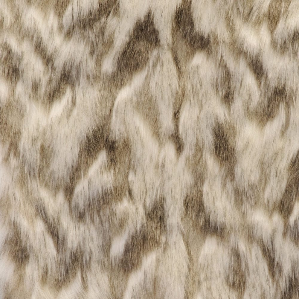 Faux Tibetan Fox Fur Fabric - Made in Italy