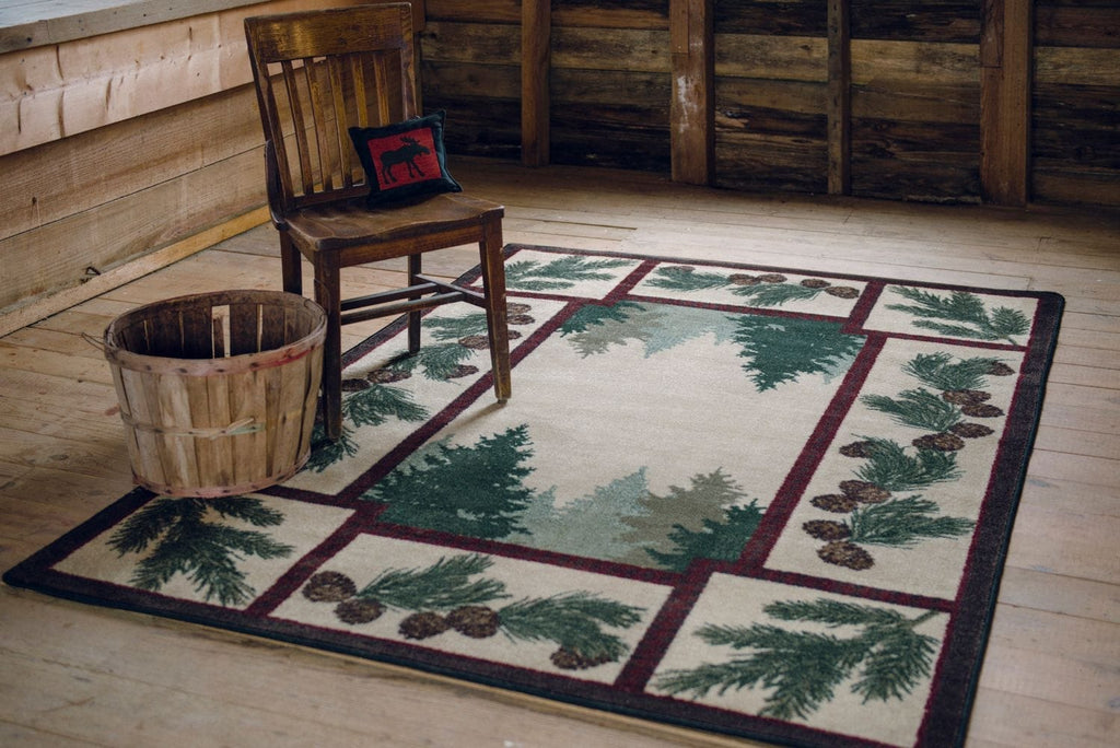 Forest Pine Maize Area Rug - Made in the USA - Your Western Decor
