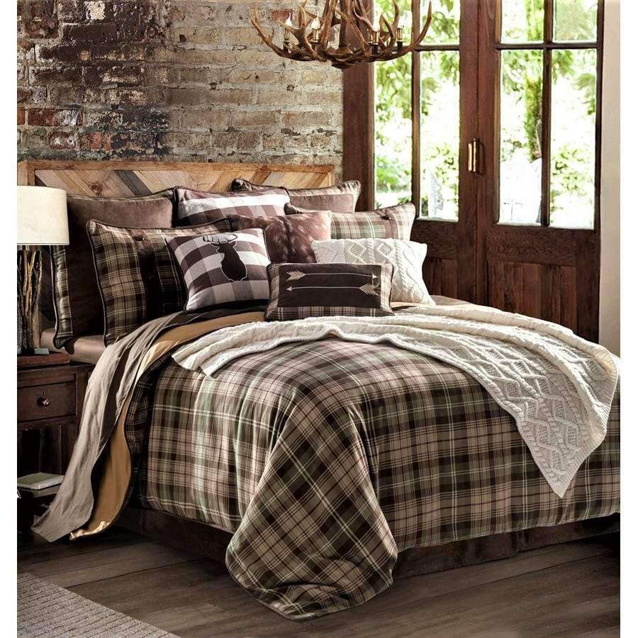 Forest plaid lodge style comforter set. Free Shipping. Your Western Decor