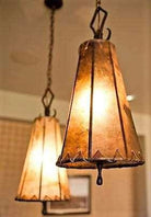 Fort Rock Rawhide Pendant Lights - Your Western Decor, LLC