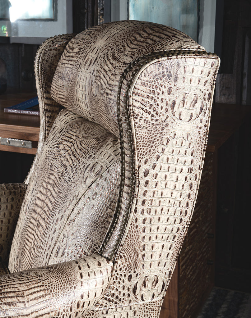 Full Desert Croc Executive Office Chair made in the USA - Your Western Decor