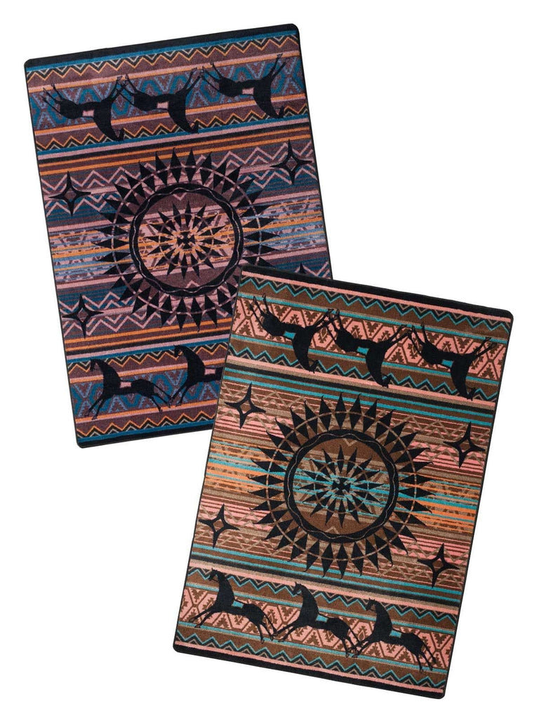 The Ghost Riders Area Rugs 2 Colors - Made in the USA - Your Western Decor
