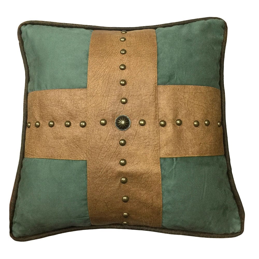 Gold Studded Western Throw Pillow - Your Western Decor
