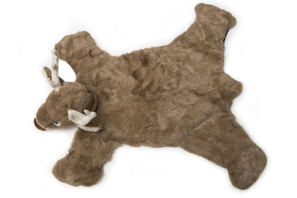 Great Prince Kids Plush Deer Rug Top View - Your Western Decor