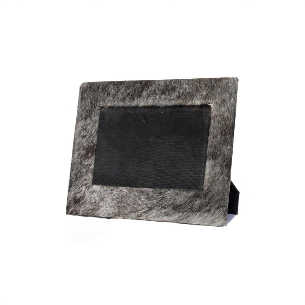 Grey Cowhide Picture Frame 4" x 6" - Your Western Decor, LLC