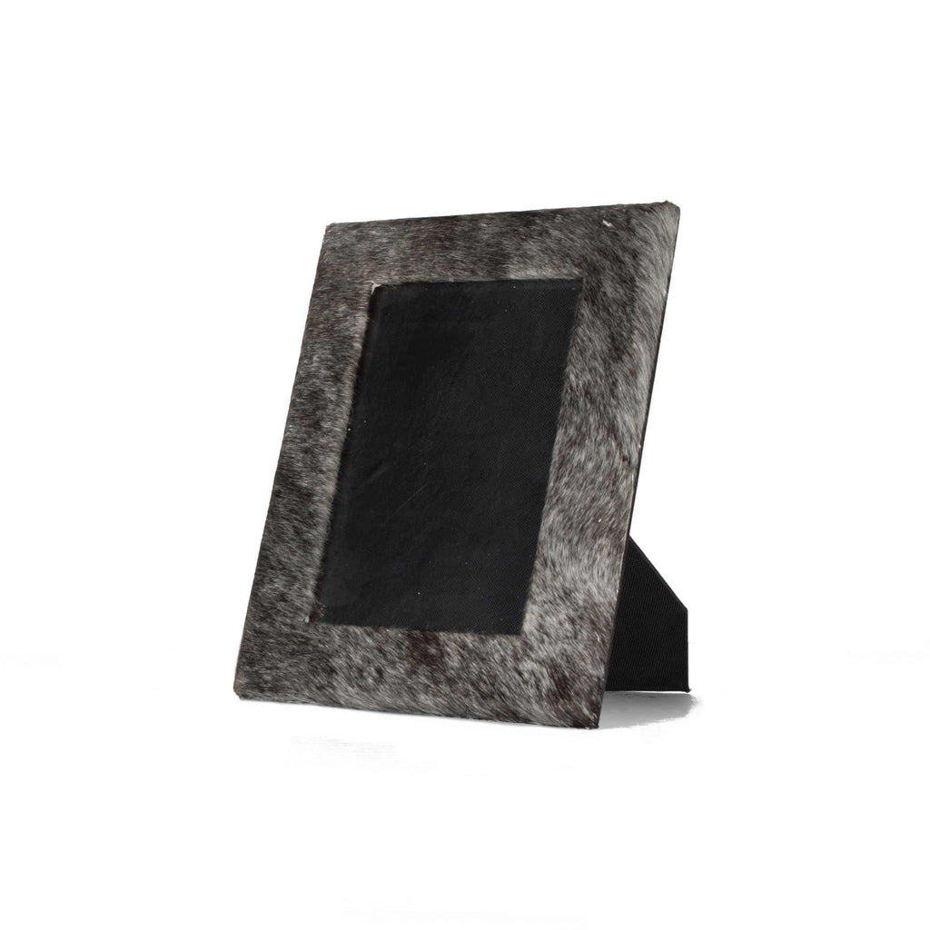 Grey Cowhide Picture Frame 4" x 6" - Your Western Decor, LLC
