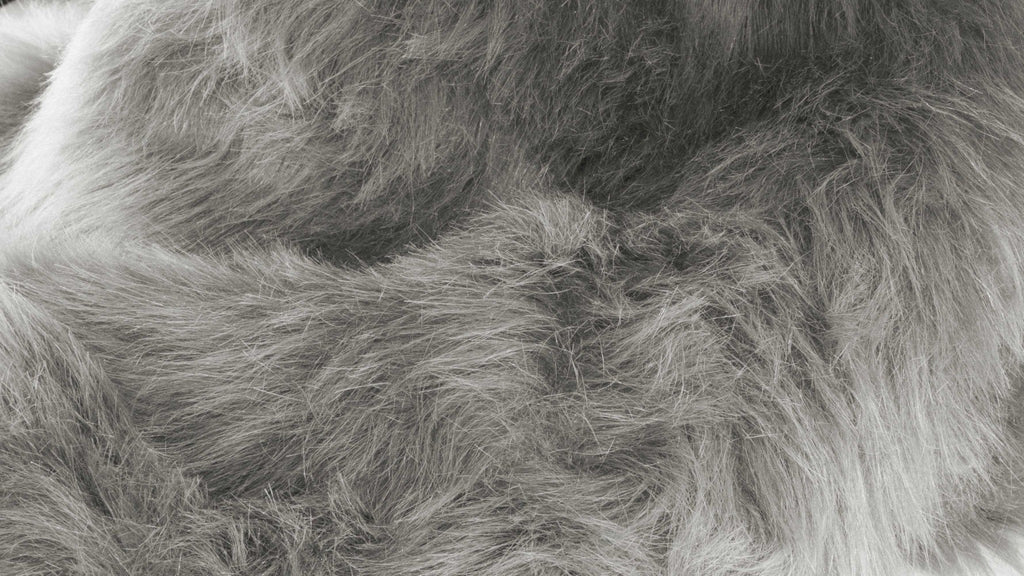 Faux fur rug detail - Your Western Decor