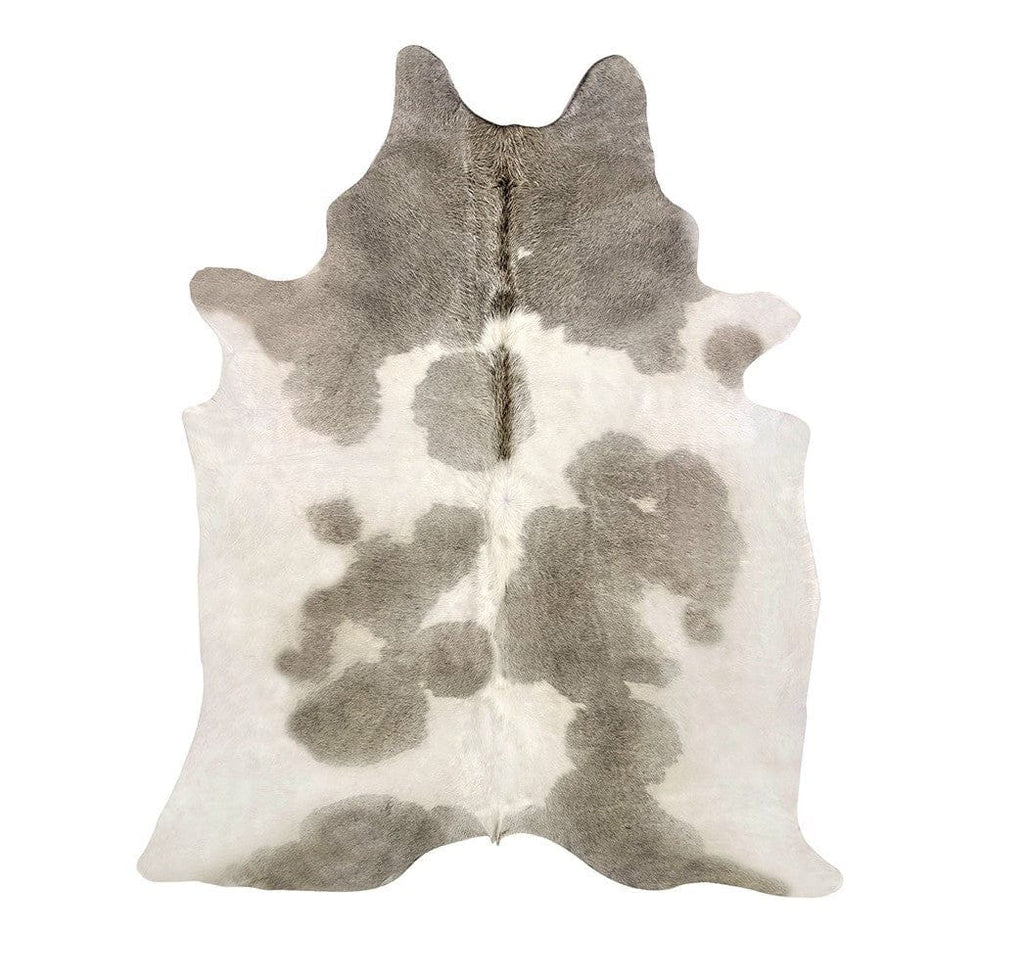 Grey and white premium Brazilian cowhide rug - Your Western Decor