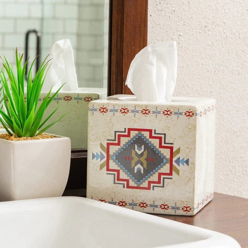 Happy Canyon Southwest Tissue Box Cover - Your Western Decor