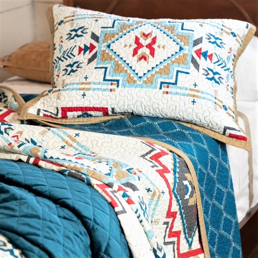 Happy Canyon Reversible Quilt Set - Your Western Decor