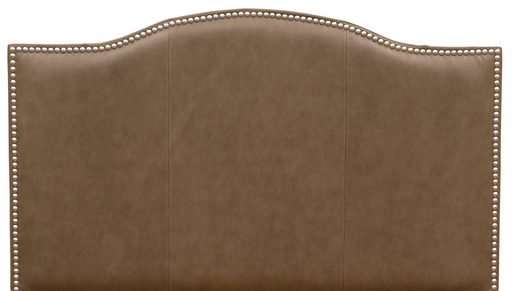 Dove Grey Leather Headboard - Your Western Decor, LLC